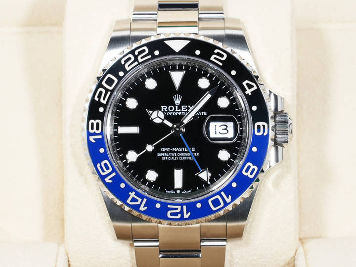 Rolex GMT-Master II Ref.126710BLNR Stainless Steel Black Dial Oyster Bracelet Used 3nqydiz5