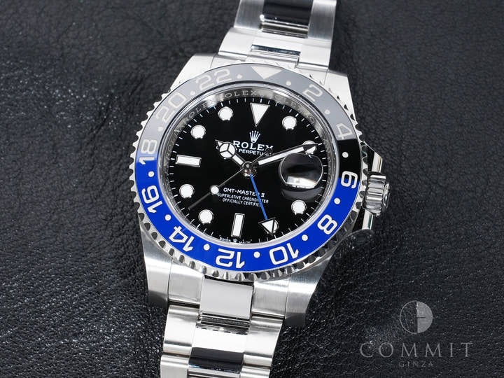 Rolex GMT-Master II Ref.126710BLNR Stainless Steel Black Dial Oyster Bracelet Used 3nqydiz5