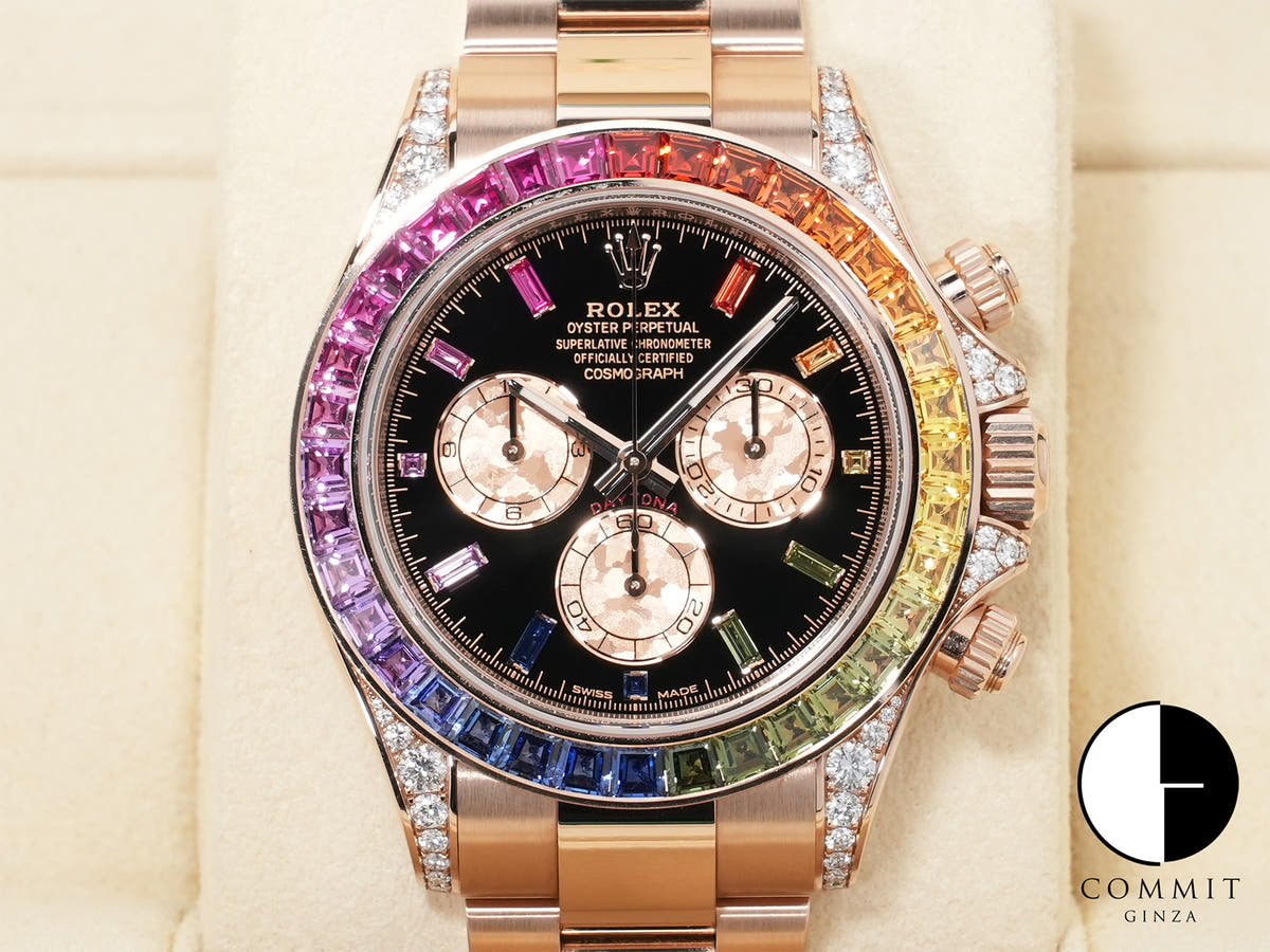 ロレックス デイトナ Ref.116595RBOW エバーローズゴールド ブラック文字盤 中古 kfofm63w