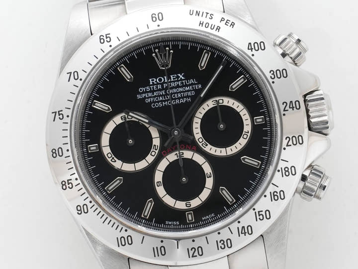 Rolex Daytona El Primero Ref. 16520 Stainless Steel Black Dial Used mxnfg3nt