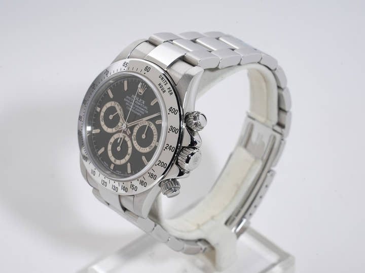 Rolex Daytona El Primero Ref. 16520 Stainless Steel Black Dial Used mxnfg3nt