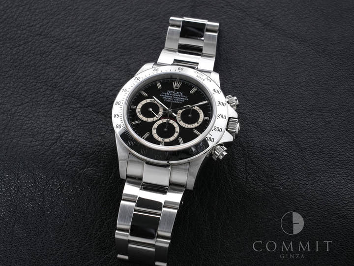 Rolex Daytona El Primero Ref. 16520 Stainless Steel Black Dial Used mxnfg3nt