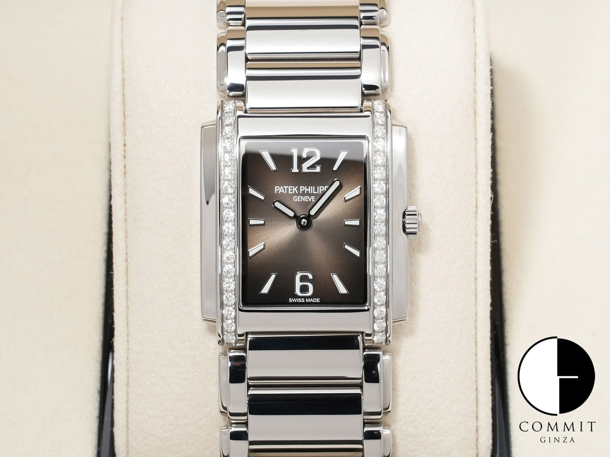 パテックフィリップ Twenty-4 Ref.4910/1200A-010 ステンレススチール グレー文字盤 美品 9kbzrpzn