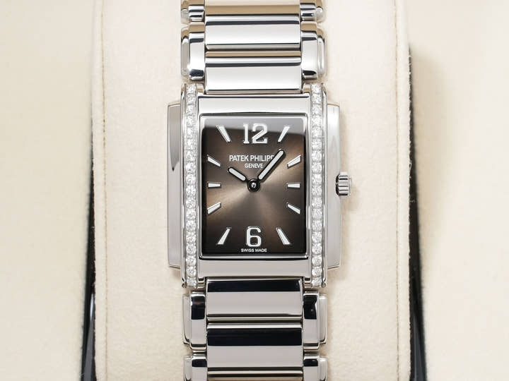 パテックフィリップ Twenty-4 Ref.4910/1200A-010 ステンレススチール グレー文字盤 美品 9kbzrpzn