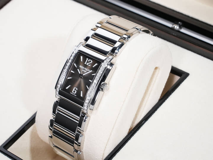 パテックフィリップ Twenty-4 Ref.4910/1200A-010 ステンレススチール グレー文字盤 美品 9kbzrpzn