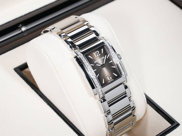 パテックフィリップ Twenty-4 Ref.4910/1200A-010 ステンレススチール グレー文字盤 美品 9kbzrpzn