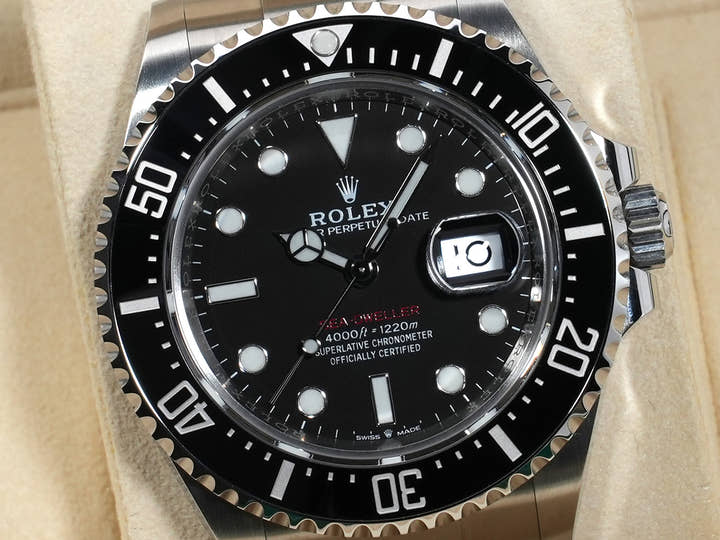 ロレックス シードゥエラー Ref.126600 ステンレススチール ブラック文字盤 美品 9joituzw
