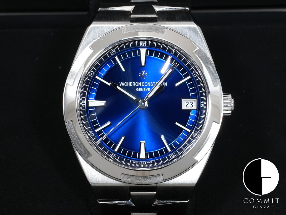 ヴァシュロンコンスタンタン オーヴァーシーズ Ref.4500V/110A-B128 ステンレススチール ブルー文字盤 中古 f6vbkoii