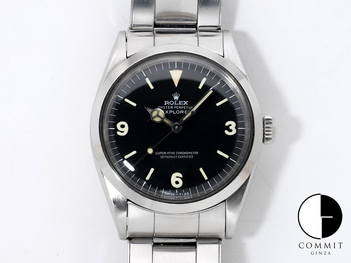 ロレックス エクスプローラーI Ref.1016 ステンレススチール ブラック文字盤 中古 cts5xtsb