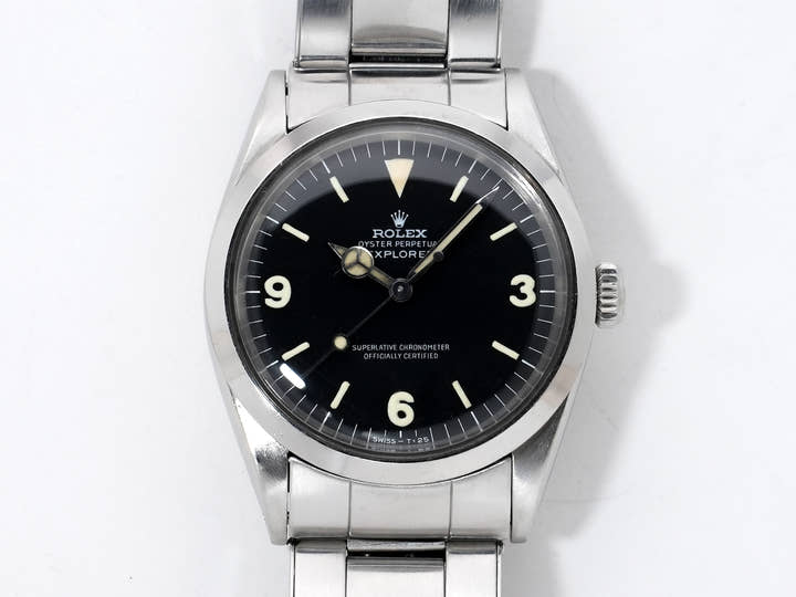 ロレックス エクスプローラーI Ref.1016 ステンレススチール ブラック文字盤 中古 cts5xtsb