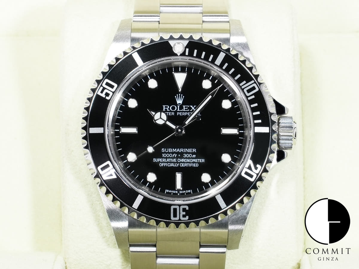 Rolex Submariner No-Date Ref. 14060M Stainless Steel Black Dial Excellent Used xcu2ywqy