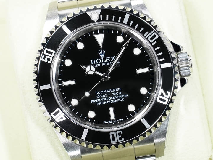 Rolex Submariner No-Date Ref. 14060M Stainless Steel Black Dial Excellent Used xcu2ywqy