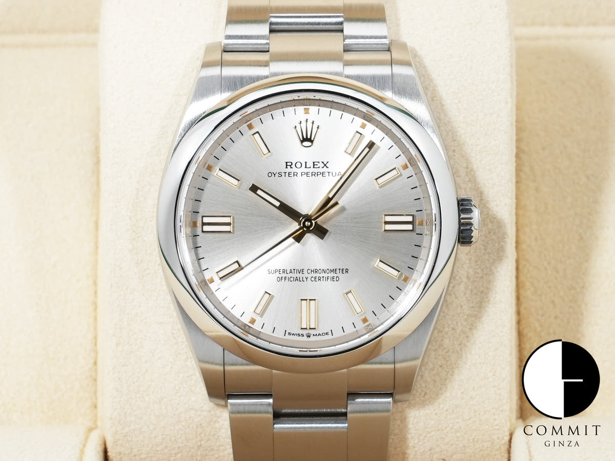 ロレックス オイスターパーペチュアル36 Ref.126000 ステンレススチール シルバー文字盤 未使用 wqj5vybc