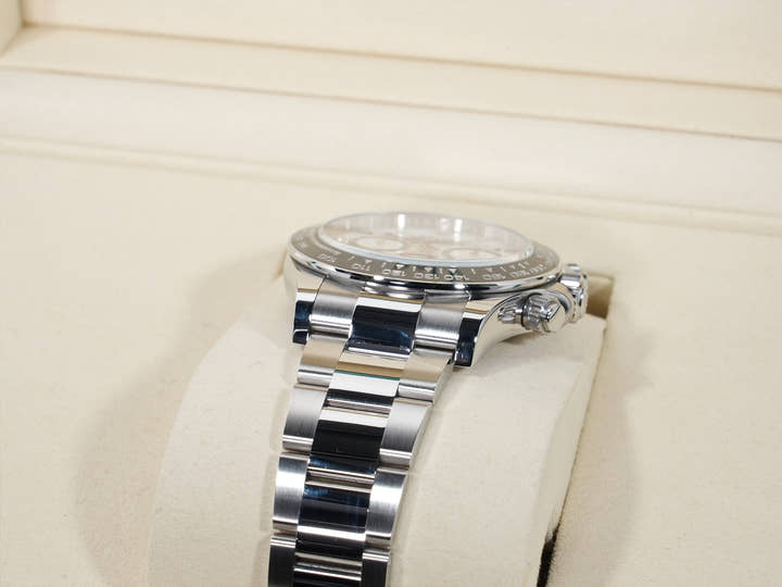 ロレックス デイトナ Ref.126500LN ステンレススチール ホワイト文字盤 美中古 9fz2teqd