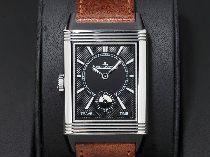 ジャガールクルト レベルソ クラシック デュオ スモールセコンド Ref.Q3848422 ステンレススチール シルバー文字盤 中古 ytpk4bqr