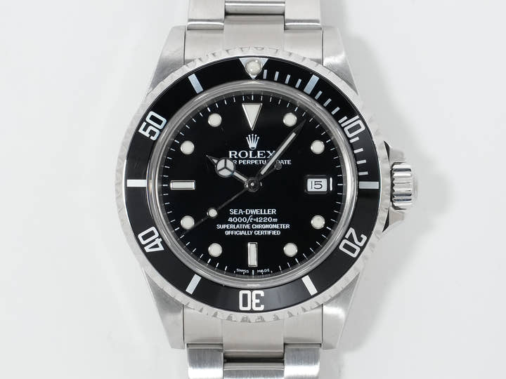 ROLEX Sea-Dweller Ref.16600 Stainless Steel Black Dial Pre-owned nituezf9
