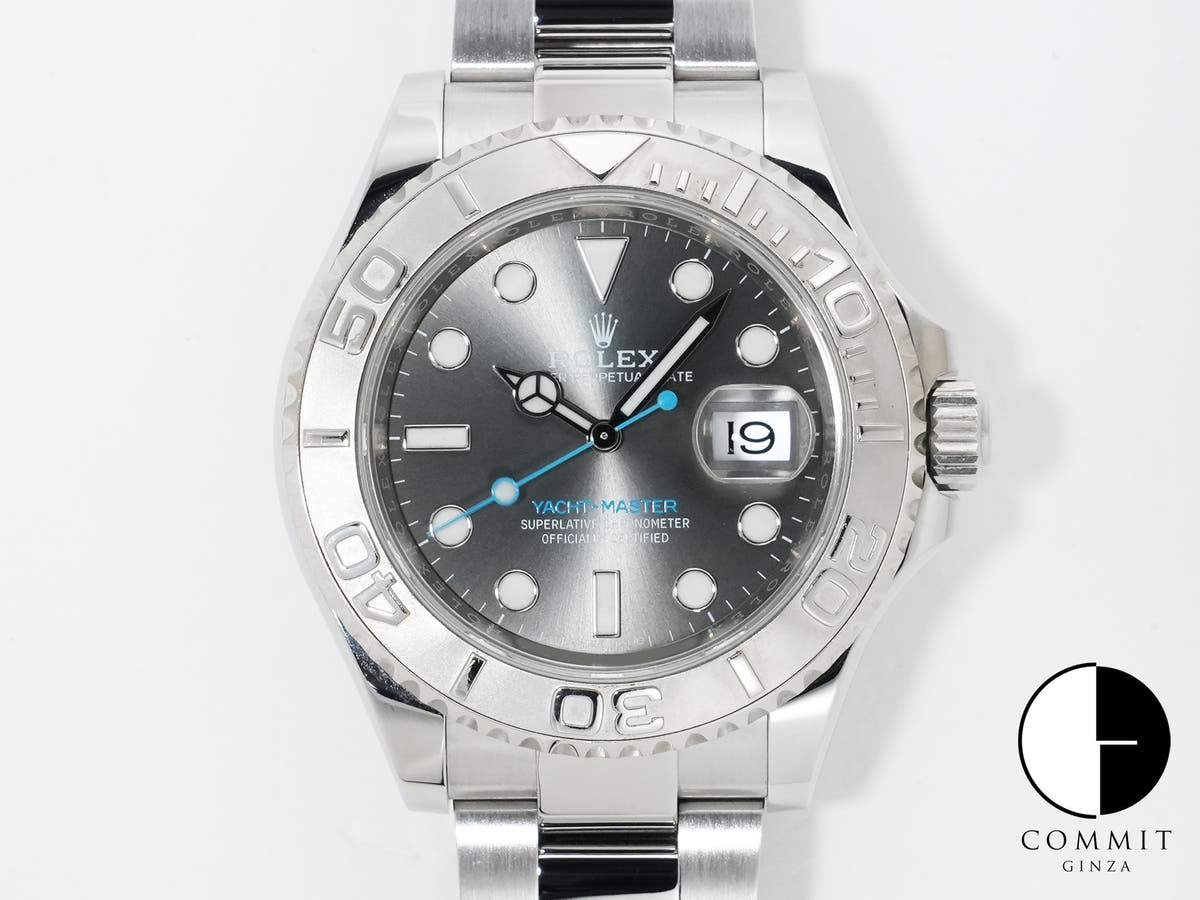 ROLEX Yacht-Master 40 Ref.116622 Stainless Steel/Platinum Dark Rhodium Dial Used rsbqcseu