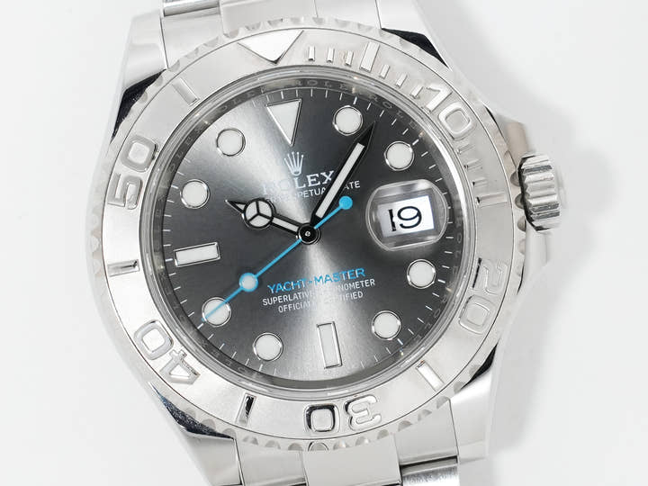 ROLEX Yacht-Master 40 Ref.116622 Stainless Steel/Platinum Dark Rhodium Dial Used rsbqcseu