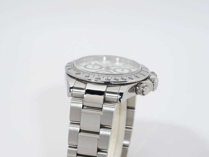 Rolex Daytona Ref. 116520 Stainless Steel White Dial Used 9qp8xxj2