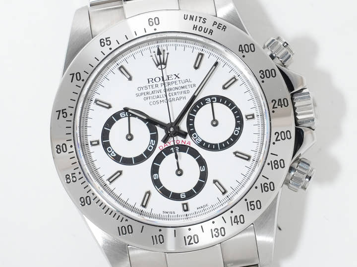 Rolex Daytona El Primero Ref. 16520 Stainless Steel White Dial Excellent Used Condition 6aojxyno