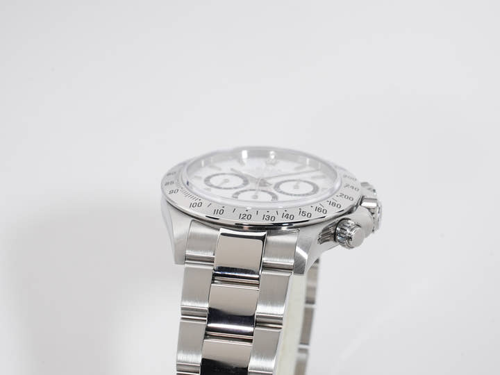 Rolex Daytona El Primero Ref. 16520 Stainless Steel White Dial Excellent Used Condition 6aojxyno
