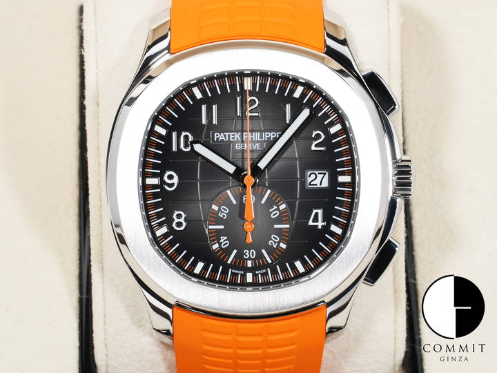 パテックフィリップ アクアノート クロノグラフ Ref.5968A-001 ステンレススチール ブラック文字盤 美品 r2ooi4qt