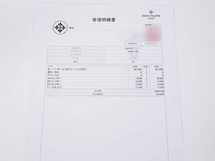 パテックフィリップ パーペチュアルカレンダー Ref.5040P プラチナ シルバー文字盤 中古 w7kpgmvp
