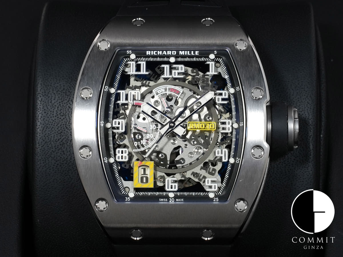 Richard Mille Automatic DeClutchable Rotor Ref. RM030 Titanium Skeleton Dial Used 5abx8vcv