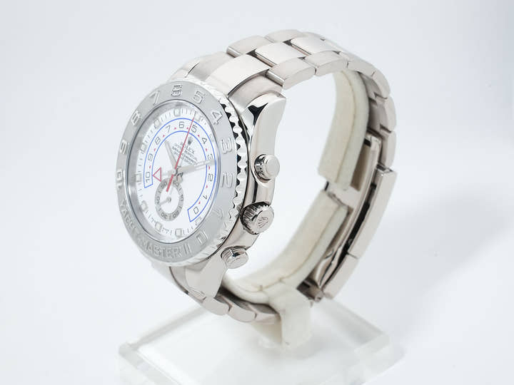 Rolex Yacht-Master II Ref.116689 White Gold White Dial Pre-Owned 73ity78h