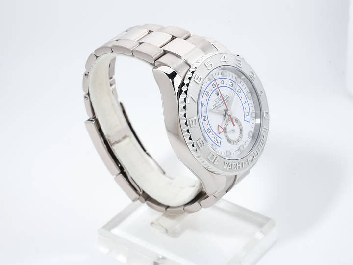 Rolex Yacht-Master II Ref.116689 White Gold White Dial Pre-Owned 73ity78h