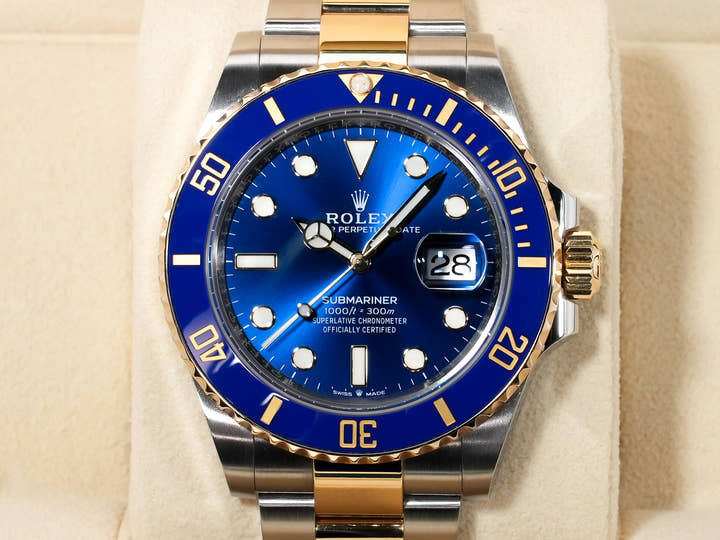 Rolex Submariner Date Ref. 126613LB Stainless Steel/Yellow Gold Blue Dial Pre-owned prs5m4ui