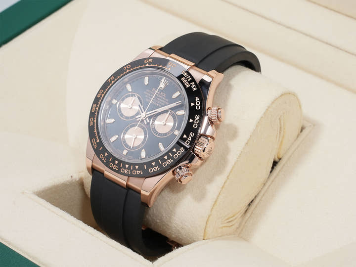 ロレックス デイトナ Ref.116515LN エバーローズゴールド ブラックxピンク文字盤 美中古 9jbqc5bk