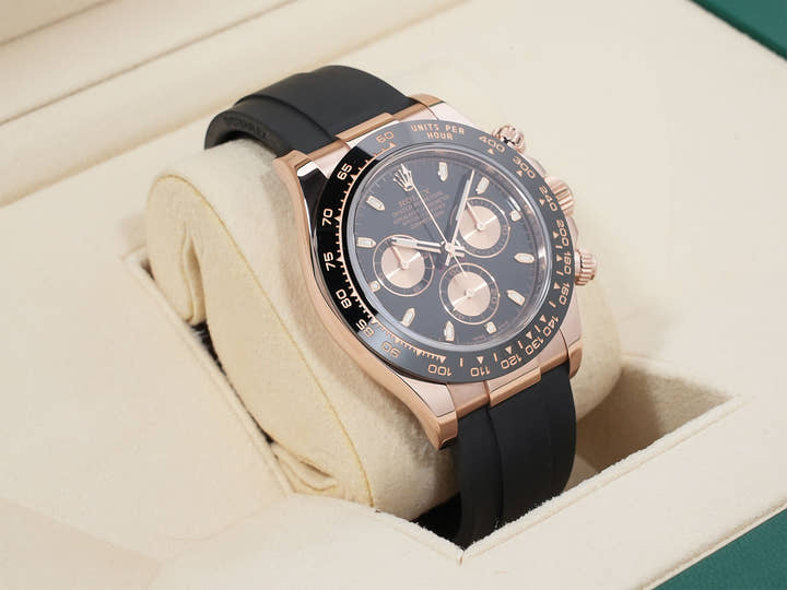ロレックス デイトナ Ref.116515LN エバーローズゴールド ブラックxピンク文字盤 美中古 9jbqc5bk