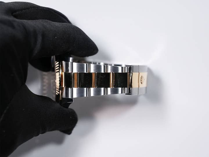 ROLEX Datejust 41 Ref.126333G Stainless Steel/Yellow Gold Bright Black x 8P Diamond Dial Oyster Bracelet Excellent Used Condition p6o5fdqf