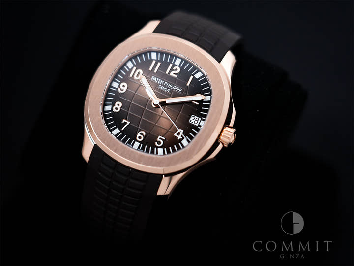 Patek Philippe Aquanaut Ref. 5167R-001 Rose Gold Brown Dial Excellent Condition bq73tzqc