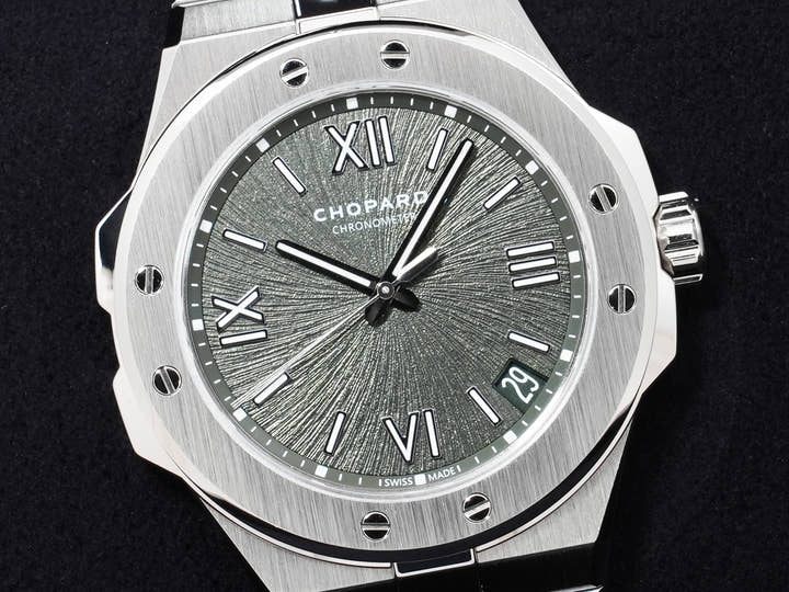 Chopard Alpine Eagle 41 Ref.298600-3014 Stainless Steel Pine Green Dial Excellent Condition zo6mjvbs