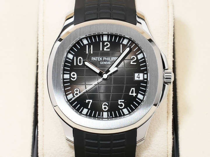 パテックフィリップ アクアノート Ref.5167A-001 ステンレススチール ブラック文字盤 中古 9esw6avq