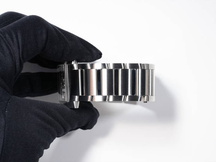 Cartier Tank Française Skeleton Ref. WHTA0025 Stainless Steel Skeleton Dial Excellent Condition idsaj2wn
