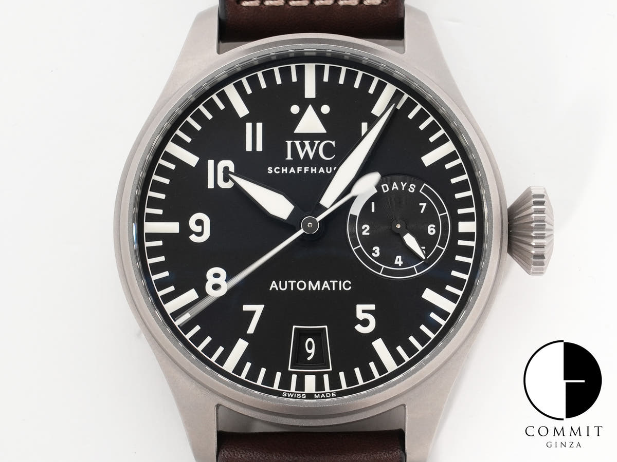 IWC Big Pilot's Watch Tribute to 5002 Safari Ref. IW501007 Titanium Black Dial Used fxcov8wv