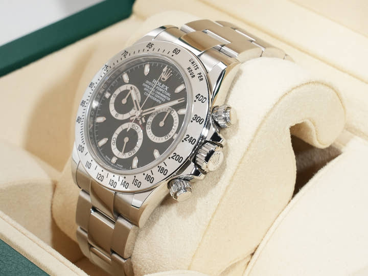 ロレックス デイトナ Ref.116520 ステンレススチール ブラック文字盤 中古 vbkr7e94