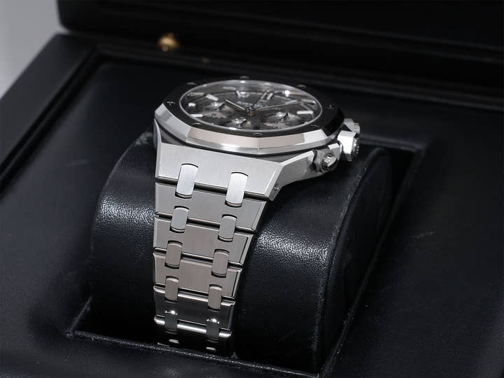 オーデマピゲ ロイヤルオーク クロノグラフ Ref.26315ST.OO.1256ST.02 ステンレススチール グレー文字盤 美品 qenykppz