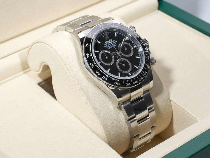 ROLEX Daytona Ref. 126500LN Stainless Steel Black Dial Excellent Used yxf5ztn6