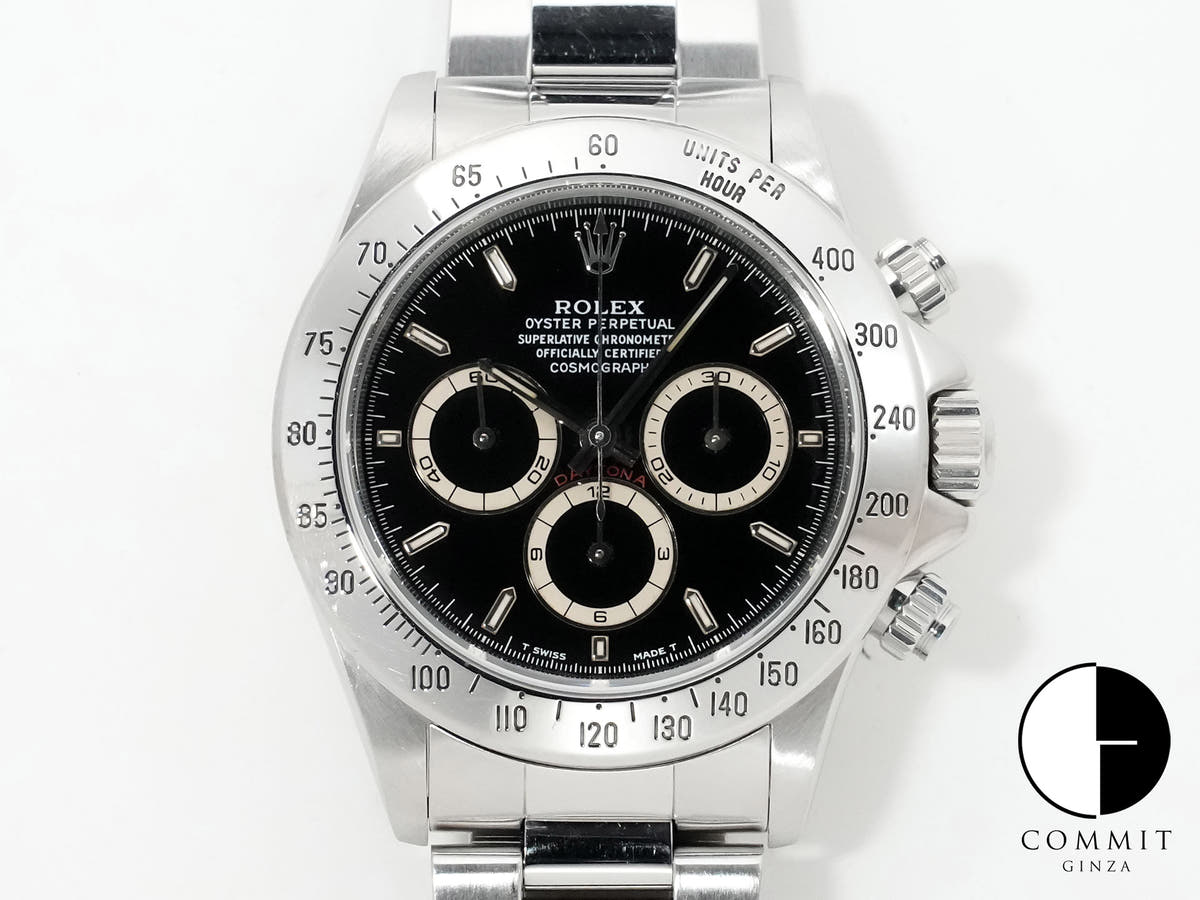 ロレックス デイトナ エルプリメロ Ref.16520 ステンレススチール ブラック文字盤 中古 w27tfq9s