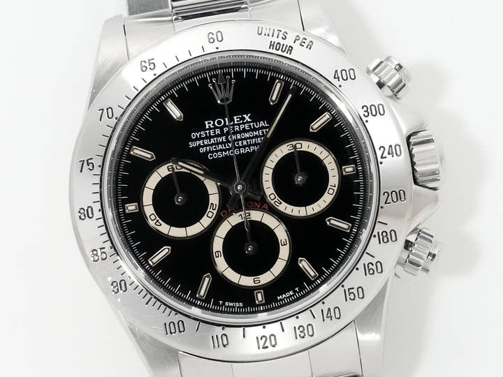 ロレックス デイトナ エルプリメロ Ref.16520 ステンレススチール ブラック文字盤 中古 w27tfq9s