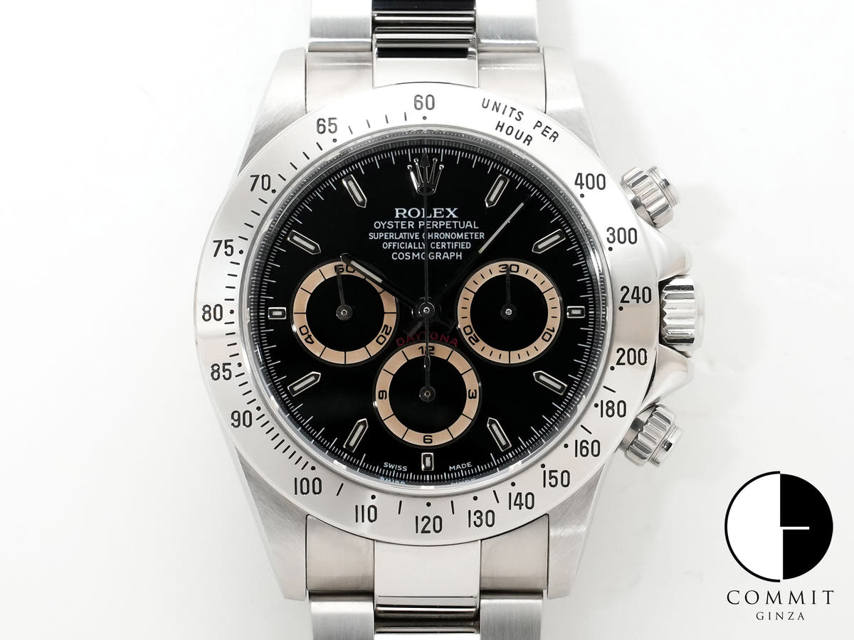 ロレックス デイトナ エルプリメロ Ref.16520 ステンレススチール ブラック文字盤 中古 gxkh7cgn