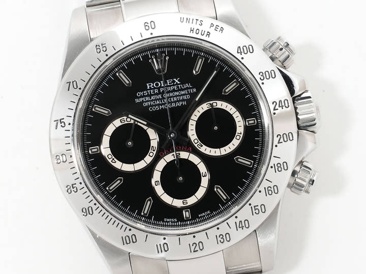 ロレックス デイトナ エルプリメロ Ref.16520 ステンレススチール ブラック文字盤 中古 jopmr3h9
