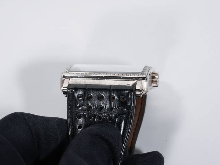 ロジェデュブイ ゴールデンスクエア Ref.G40 57 0-SD DN1.7A ホワイトゴールド シェル文字盤 美中古 xa72uxyv