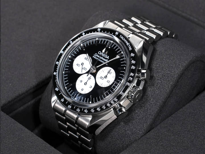 オメガ スピードマスター ムーンウォッチ プロフェッショナル Ref.310.30.42.50.01.004 ステンレススチール ブラックxホワイト文字盤 未使用 q4zv4dxo