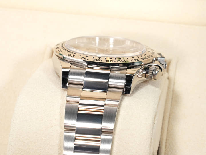 ロレックス デイトナ Ref.126509 ホワイトゴールド ブライトブラックxスチール文字盤 美品 nduwnkmy