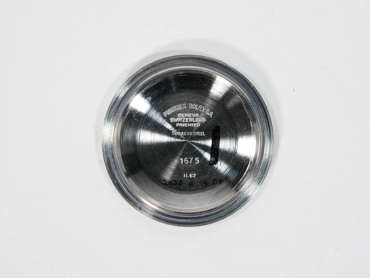 ロレックス GMTマスター Ref.1675 ステンレススチール ブラック文字盤 オイスターブレスレット 中古 tqioya5m